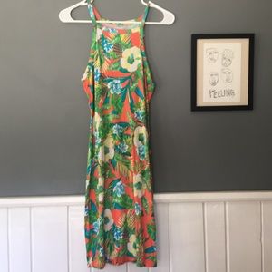Floral body-con dress